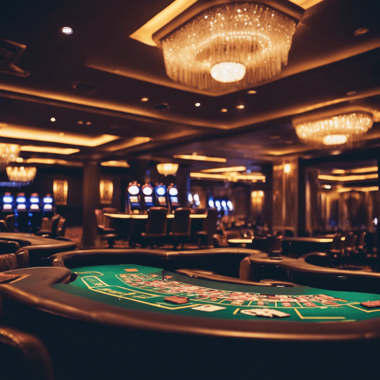 Imagen de la zona de juegos del casino