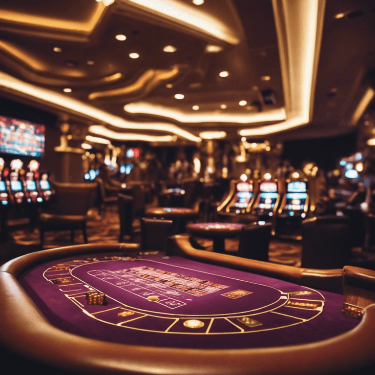 Imagen del área de entretenimiento del casino
